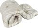 Ковдра з наповнювачем із овечої вовни Pure wool тканина мікрофібра, стьобана 180х210 см двоспальна 6060 фото 2